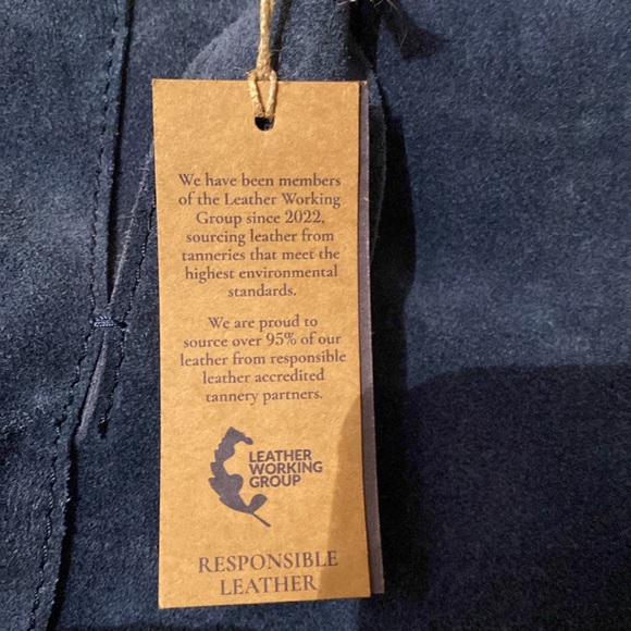 Blue suede bag brand new - Picture 3 of 6